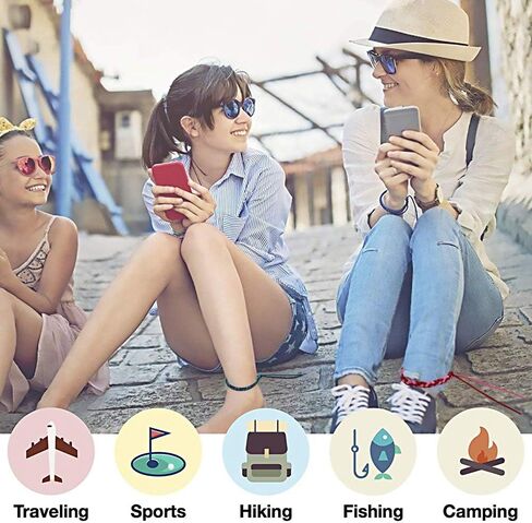 12 حزمة من الأساور الطاردة للبعوض، لون سادة ملفوف بشكل فردي من الجلد الطارد للحشرات والحشرات للأطفال والكبار والتخييم في الهواء الطلق والسفر in Kuwait