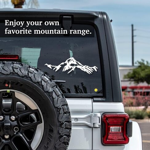 GRITKULTURE Mt. Cook Mountain Outdoor Decal Sticker for Cars, Tumblers, Laptops, and Trucks Window Decal Camping Stickers (Mt.Cook) in Saudi Arabia