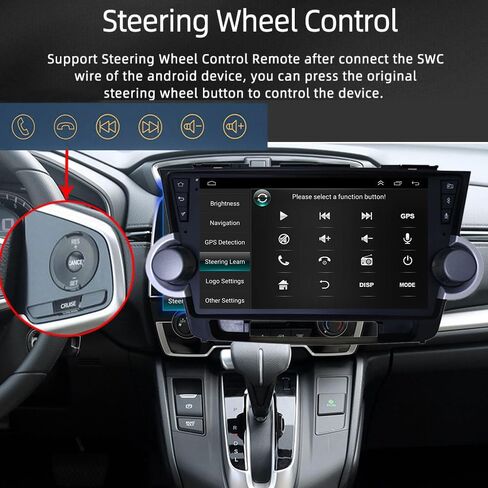 Android 13 لسيارة Toyota Highlander Radio 2008-2013 ستيريو للسيارة 10.1 بوصة شاشة لمس لاسلكية Carplay Android Auto GPS Navigation مع كاميرا عكسية مجانية 4+64GB in Saudi Arabia