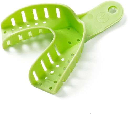 صواني طباعة الأسنان SNAWOP 10 قطع صينية بلاستيكية مثقوبة عامة قابلة للتعقيم بجميع الأحجام in Kuwait