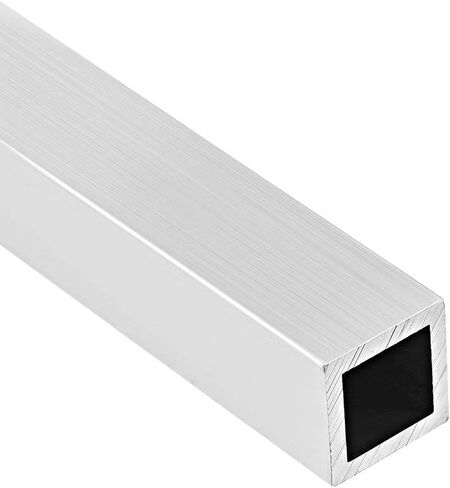 uxcell 6063 Aluminum Square Tube, 12mmx12mmx1mm Wall Thickness 300mm Length Seamless Straight Pipe Tubing 4 Pcs in Saudi Arabia