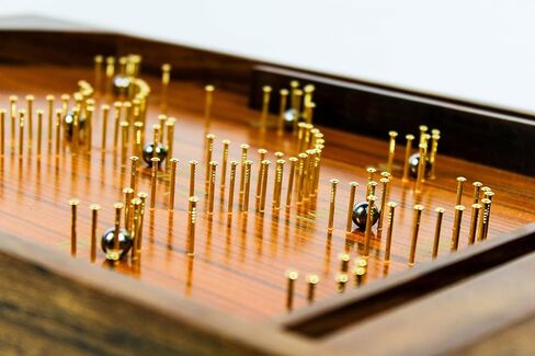 Nagina International Bagatelle Pinball Game on Traditional Wooden Craft Table | Gifts and Exclusive Games (Large) in Saudi Arabia