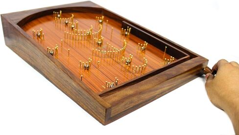 Nagina International Bagatelle Pinball Game on Traditional Wooden Craft Table | Gifts and Exclusive Games (Large) in Saudi Arabia