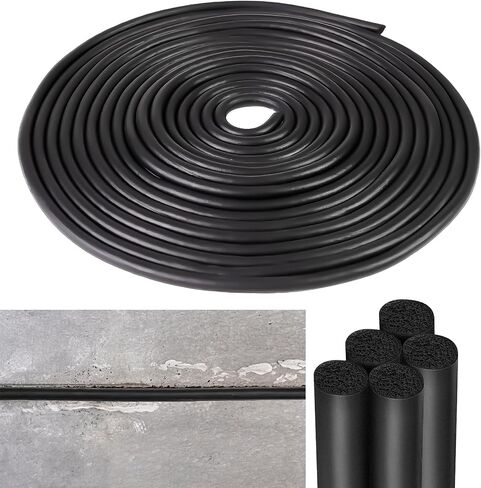 Backer Rod 1/8 Inch Rubber Caulk Saver,Foam Backer Rod for Gaps and Joints,Concrete Expansion Joint Filler,19.6 feet Length in Saudi Arabia