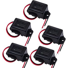 5PCS Alarm Buzzer DC 12V 85dB Mini Electronic Alarm Buzzers Constant Tone in Saudi Arabia