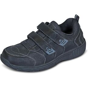 Orthofeet Men's Orthopedic Leather Alamo Adjustable Sneakers in Saudi Arabia