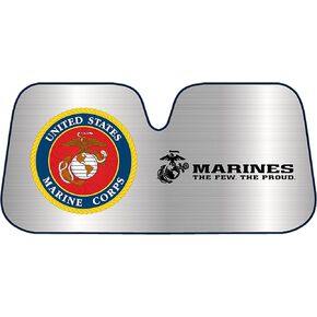 US Marines Windshield Sun Shade Foldable Car Front Window Sunshade - Auto Shield Cover Visor Protector Blocks Max UV Rays and Keeps Your Vehicle Cool in Saudi Arabia