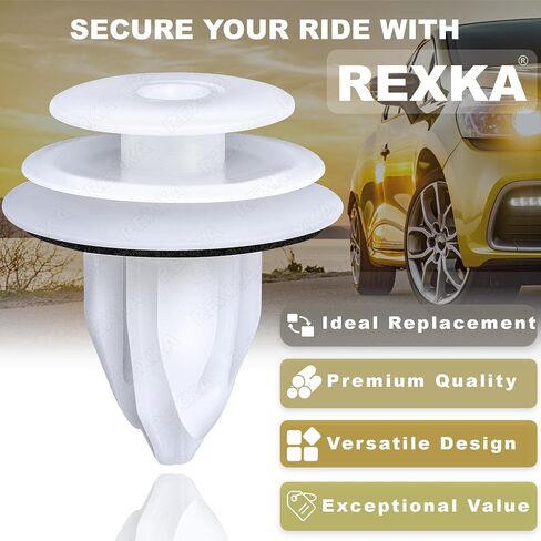 51 قطعة من مشابك تثبيت لوحة زخرفة الباب من Rexka لسيارة Lexus Toyota 90467-A0005 Camry FJ Cruiser Highlander RAV4 4-Runner ES GX LS - مزيل جسم لوحة الزخرفة التلقائي متعدد الأغراض in Saudi Arabia