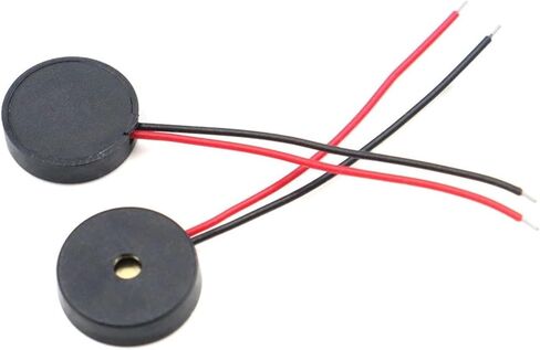 10PCS 1025 4000Hz Passive Buzzer Piezoelectric Speaker 10MM 10 * 2.5MM 10x2.5mm 30V AC Low Power Consumption Electronic DIY in Saudi Arabia