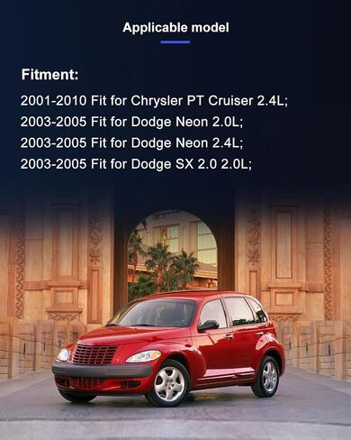 ECCPP ضاغط تيار متردد تبريد سريع 2001-2010 مناسب لكرايسلر PT Cruiser 2.4L 2003-2005 مناسب لضاغط تكييف الهواء دودج SX 2.0 2.0L in Saudi Arabia