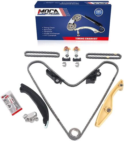 MOCA Timing Chain Kit Fit 2011-2017 for Ford Mustang 3.7L, 2013-2017 for Ford Explorer 3.5L VIN 8, 2013-2019 for Ford Taurus 3.5L VIN 8, 2011-2016 for Lincoln MKX 3.7L in Saudi Arabia