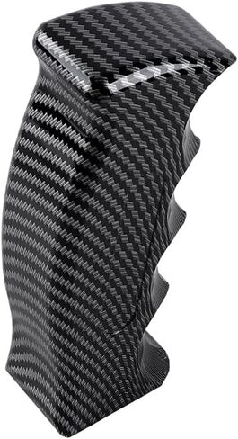 JDM Metal Carbon Fiber Slotted Pistol Grip Handle Manual Gear Stick Shift Knob in Saudi Arabia