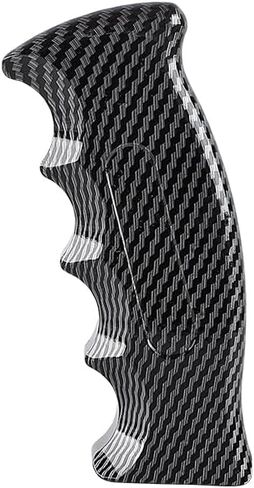 JDM Metal Carbon Fiber Slotted Pistol Grip Handle Manual Gear Stick Shift Knob in Saudi Arabia