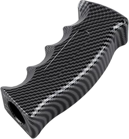 JDM Metal Carbon Fiber Slotted Pistol Grip Handle Manual Gear Stick Shift Knob in Saudi Arabia