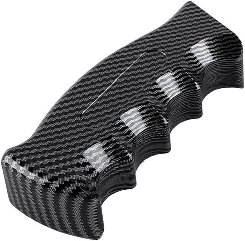 JDM Metal Carbon Fiber Slotted Pistol Grip Handle Manual Gear Stick Shift Knob in Saudi Arabia