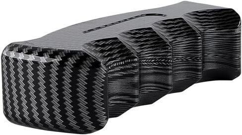 JDM Metal Carbon Fiber Slotted Pistol Grip Handle Manual Gear Stick Shift Knob in Saudi Arabia