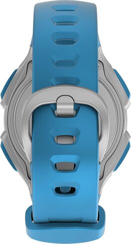 Timex Men's Triathlon Classic 38 mm Watch - Blue PU Two- Piece with Digital Dial and Gray Case TW5M67400 in Saudi Arabia