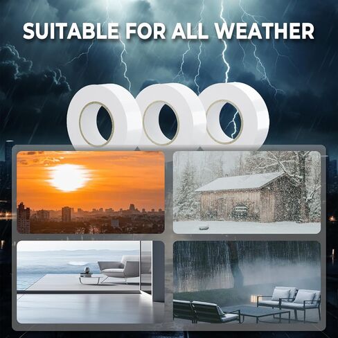 SWRT 12 Pack Black Electrical Tape Waterproof, 0.75 in x 66 FT Professional Grade UL/CSA Listed High Temp Electric Tape Under 600V for All Weather - UV Protection - Flame Retardant in Kuwait