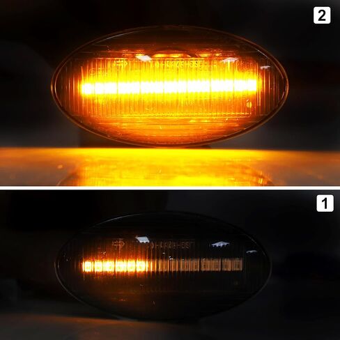 X AUTOHAUX NO.36410-63J02/36410-84M00 Clear Lens LED Amber Lights Side Marker Turn Signal Light for Suzuki Alto GF 2009-2013 for Suzuki SX4 S-Cross 2013-2020 in Saudi Arabia