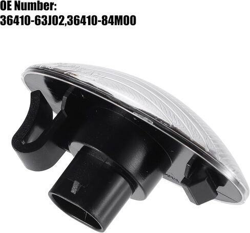 X AUTOHAUX NO.36410-63J02/36410-84M00 Clear Lens LED Amber Lights Side Marker Turn Signal Light for Suzuki Alto GF 2009-2013 for Suzuki SX4 S-Cross 2013-2020 in Saudi Arabia