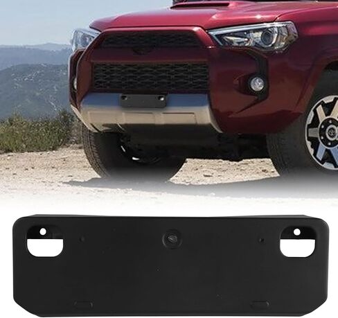 إطار لوحة الترخيص متوافق مع 4Runner 2010-2024 حامل دعامة لوحة ترخيص المصد الأمامي استبدال 5211435040 TO1068130 in Kuwait