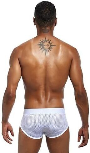 Men's Underwear Briefs Men Sexy Underwear Breathable Mesh Briefs Soft Bulge Pouch Underwear in Saudi Arabia