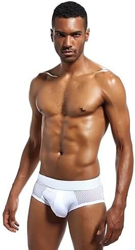 Men's Underwear Briefs Men Sexy Underwear Breathable Mesh Briefs Soft Bulge Pouch Underwear in Saudi Arabia