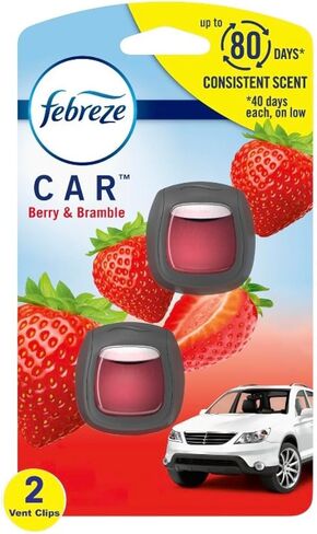 Generic Febreze Car Air Freshener Vent Clips - 2 Clips - 0.07 Fl Oz (New Car) in Saudi Arabia