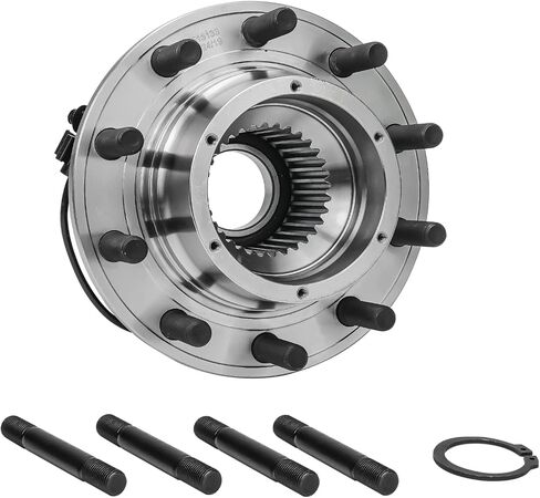 Detroit Axle - 4WD Front Wheel Bearing Hub for 2011-2016 Ford F-450 F-550 Super Duty [10-Lug] 2012 2013 2014 2015 Wheel Bearing Hub Assembly Replacement in Saudi Arabia