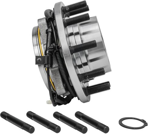 Detroit Axle - 4WD Front Wheel Bearing Hub for 2011-2016 Ford F-450 F-550 Super Duty [10-Lug] 2012 2013 2014 2015 Wheel Bearing Hub Assembly Replacement in Saudi Arabia
