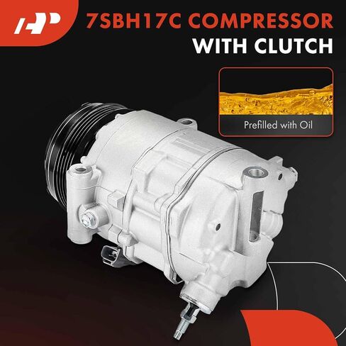 A-Premium Air Conditioner AC Compressor with Clutch Compatible with Ram ProMaster 1500 2014-2017, ProMaster 2500 2014-2018, ProMaster 3500 2014-2018, 3.0L in Saudi Arabia