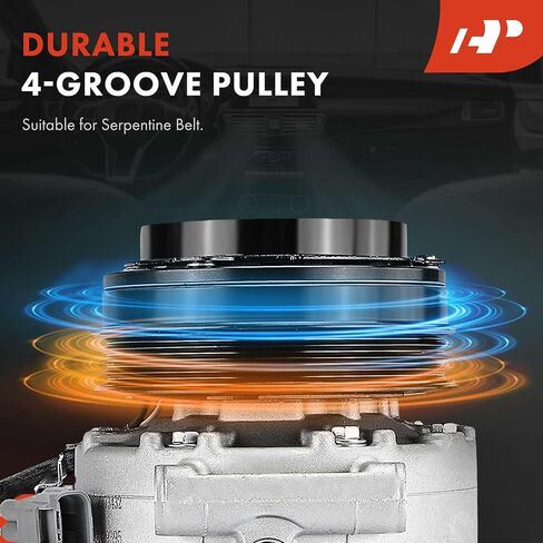 A-Premium Air Conditioner AC Compressor with Clutch Compatible with Ram ProMaster 1500 2014-2017, ProMaster 2500 2014-2018, ProMaster 3500 2014-2018, 3.0L in Saudi Arabia