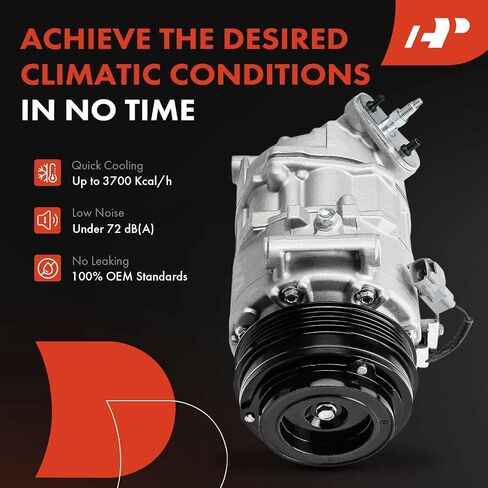 A-Premium Air Conditioner AC Compressor with Clutch Compatible with Ram ProMaster 1500 2014-2017, ProMaster 2500 2014-2018, ProMaster 3500 2014-2018, 3.0L in Saudi Arabia