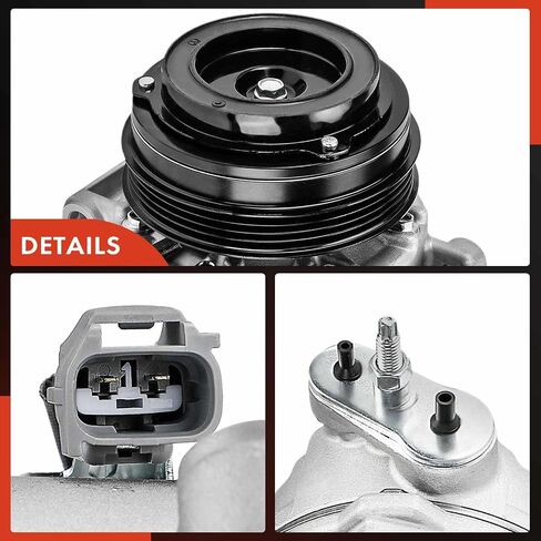 A-Premium Air Conditioner AC Compressor with Clutch Compatible with Ram ProMaster 1500 2014-2017, ProMaster 2500 2014-2018, ProMaster 3500 2014-2018, 3.0L in Saudi Arabia