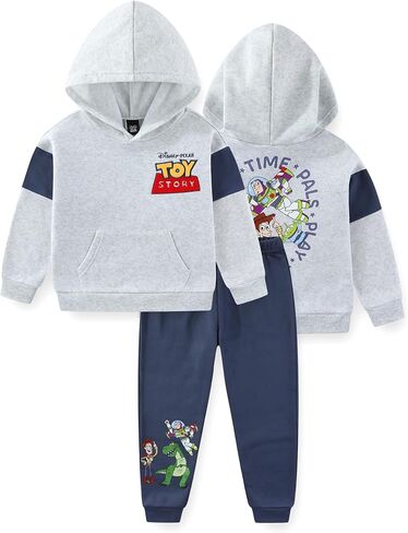 Disney Toy Story Buzz Lightyear & Woody Boys Pullover Hoodie and Pants 2 Piece Set for Big Kids in Saudi Arabia