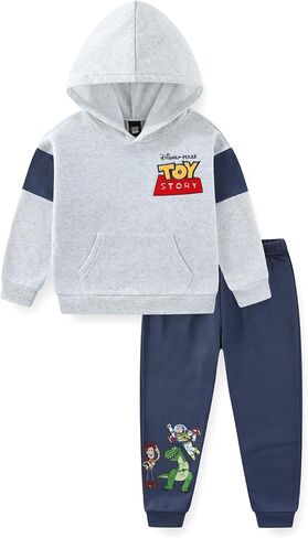 Disney Toy Story Buzz Lightyear & Woody Boys Pullover Hoodie and Pants 2 Piece Set for Big Kids in Saudi Arabia
