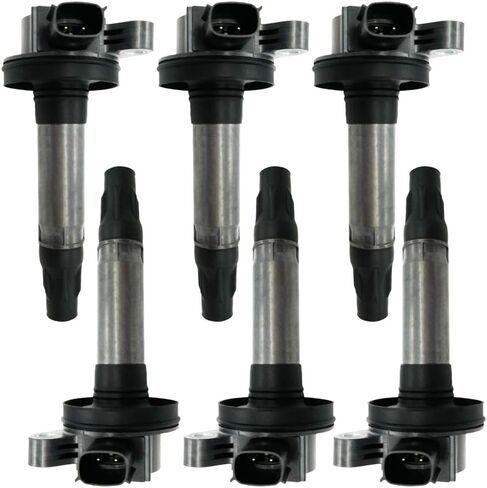 6Pcs UF-553 DG520 Ignition Coil for Ford Edge Flex Fusion Taurus Mustang TaurusX for Lincoln MKS MKT MKK MKZ for 2008-2009 Mercury Sable 3.5L 3.7L V6 Mazda 6 CX-9 E1095 7T4Z-12029-E in Saudi Arabia