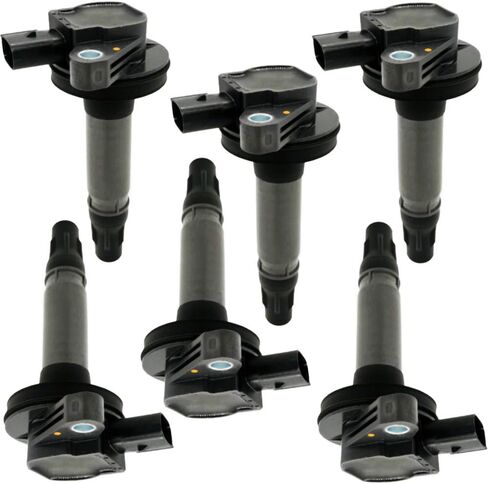 6Pcs UF-553 DG520 Ignition Coil for Ford Edge Flex Fusion Taurus Mustang TaurusX for Lincoln MKS MKT MKK MKZ for 2008-2009 Mercury Sable 3.5L 3.7L V6 Mazda 6 CX-9 E1095 7T4Z-12029-E in Saudi Arabia
