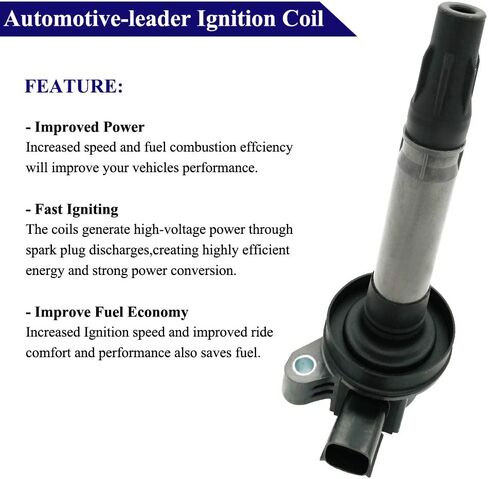 6Pcs UF-553 DG520 Ignition Coil for Ford Edge Flex Fusion Taurus Mustang TaurusX for Lincoln MKS MKT MKK MKZ for 2008-2009 Mercury Sable 3.5L 3.7L V6 Mazda 6 CX-9 E1095 7T4Z-12029-E in Saudi Arabia