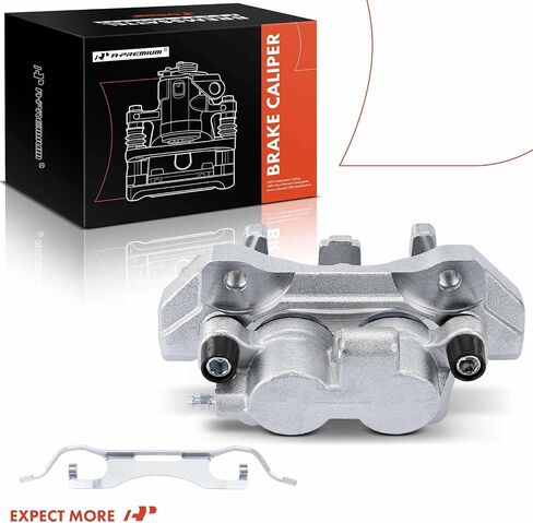 A-Premium Disc Brake Caliper Assembly with Bracket Compatible with Mercedes-Benz GLE300d 2016, GLE350 2016-2018, GLE400 2016-2018, GL350 2013, ML250 2015, ML350 2012-2015, ML400 - Front Left Driver in Saudi Arabia