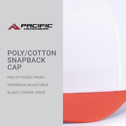 Pacific Headwear Poly/Cotton Snapback Cap in Saudi Arabia