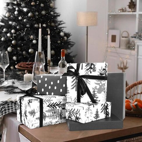 100 ورقة مناديل شجرة عيد الميلاد، 20 × 14 بوصة ألوان مائية شجرة عيد الميلاد هدية ورق تغليف فن أخضر مناديل تزيينية لمستلزمات حفلات الشتاء لعيد الميلاد (أخضر حكيم) in Kuwait