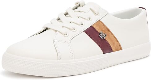 Lauren Ralph Lauren Women's Janson Ii Color-Blocked Leather Sneaker in Saudi Arabia