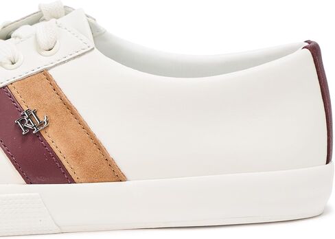 Lauren Ralph Lauren Women's Janson Ii Color-Blocked Leather Sneaker in Saudi Arabia
