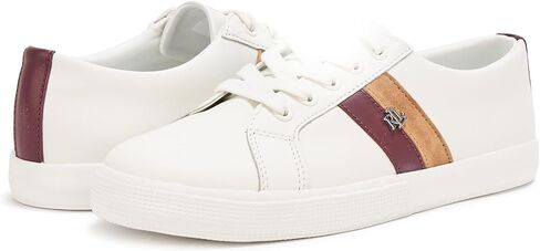 Lauren Ralph Lauren Women's Janson Ii Color-Blocked Leather Sneaker in Saudi Arabia