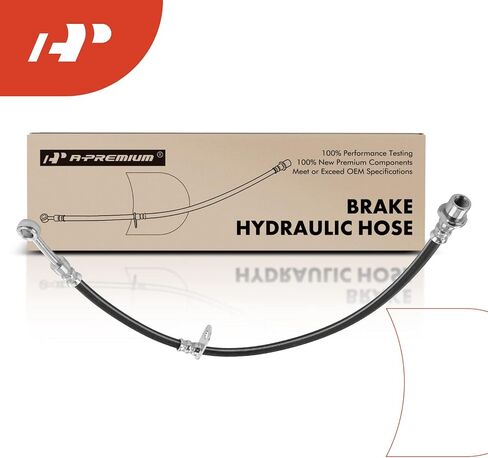 A-Premium Rear Driver or Passenger Brake Hydraulic Hose Compatible with Select Toyota Models - Corolla 2012, 2013 1.8L - Replace# 9094702G75 in Saudi Arabia