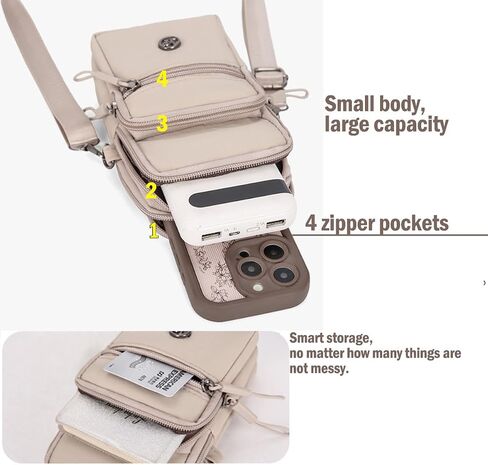 Crossbody Bag for Women, Mini Cell Phone Bag Wallet Purses with Adjustable Over Shoulder Strap Arm Bag in Saudi Arabia