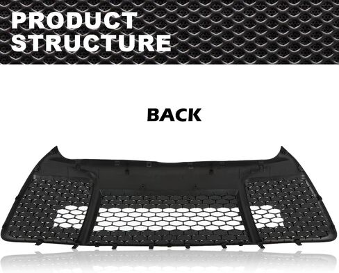 New Front Bumper Grille Compatible With 2007-2008 Toyota Yaris Sedan(4 door model) Black 5311252240,TO1036108 in Saudi Arabia