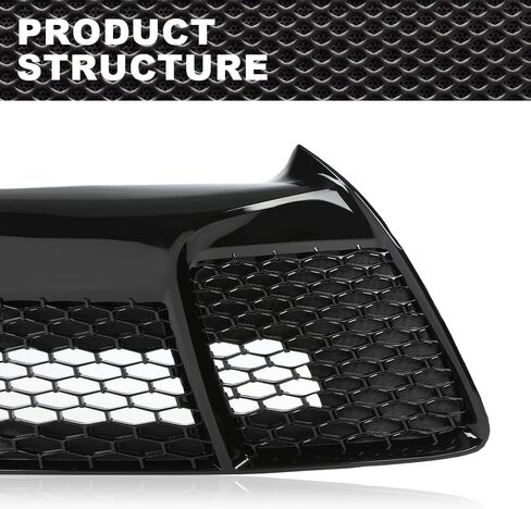 New Front Bumper Grille Compatible With 2007-2008 Toyota Yaris Sedan(4 door model) Black 5311252240,TO1036108 in Saudi Arabia