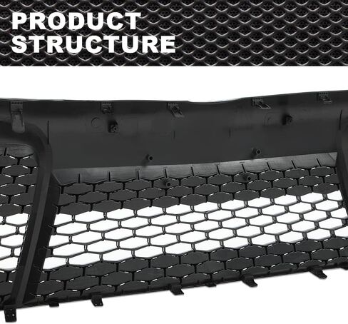 New Front Bumper Grille Compatible With 2007-2008 Toyota Yaris Sedan(4 door model) Black 5311252240,TO1036108 in Saudi Arabia